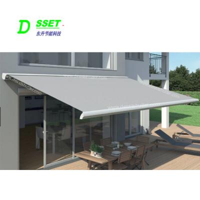 China Acrylic Aluminum Full Cassette Retractable Awnings For Home Sunshade for sale