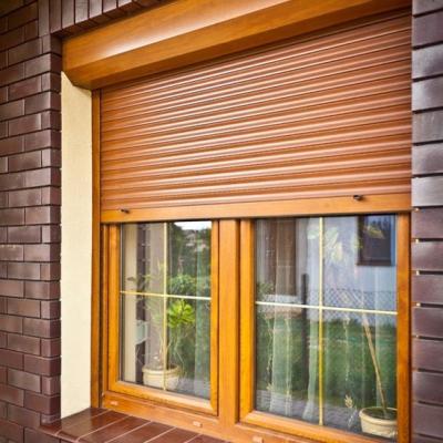 China Modern Motorized Exterior Roller Shutter Window For Year Round Comfort for sale