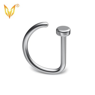 China LDOIT ASTM F136/G23 D G23 D G23 Shape Nose Ring Nose Ring Titanium Punk Titanium Nose Ring For Woman for sale