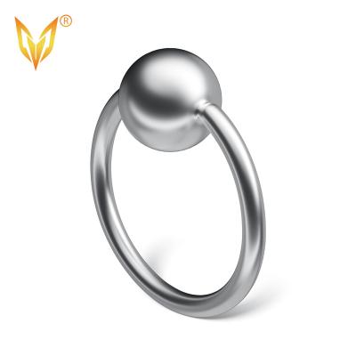 China LDOIT ASTM F136/G23 Punk Titanium Nose Circle Rings Open Side Circle Piercing Body Jewelry Nose Ring For Women One for sale