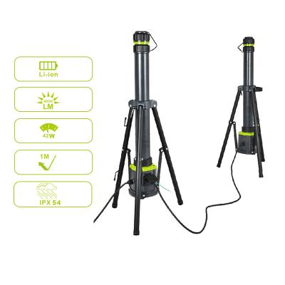 China Workinglight Frosted Globe Provides 360 Degree Spread-out Light 5200 Lumen Led Folding Tripod Work Light 1865 for sale