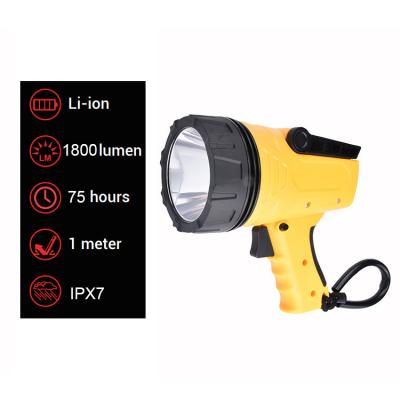 China Rechargeable Spotlight Outdoor Led Spotlight Outdoor Rechargeable Handheld Hunting Spotlight for sale