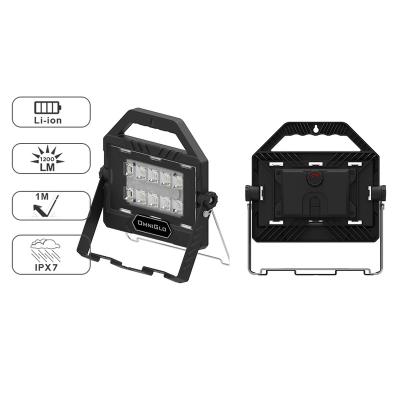 China 3000lm 10w Portable Multifunctional Portable Flood Work Light Rechargeable Led Use Engineering,Camping,Building for sale