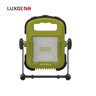 China Quality Assurance LANDSCAPE 40 LED Rechargeable 3000 Lumen Flood Light Area Work Light with Heavy Duty H Stand for sale