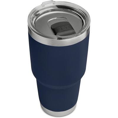 China Amazon Hot Sale Disposable Original 30 oz Stainless Steel Vacuum Insulated Tumbler with Magnet Lid Magslider YETIRambler Lid for sale