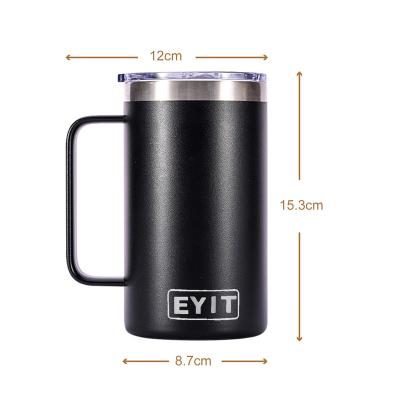 China Amazon Hot Sale Original Disposable Stainless Steel 24oz Vacuum Insulated Cup With Magslider Lid for sale