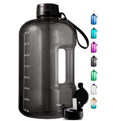 China Viable Gallon Water Bottle with Time Marker Water Bottle Greater Motivation with Straw Water Jug with Time Marker for sale