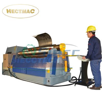 China The Garment Stores Bending Sheet Metal Rolling Machine 4 Roller Hydraulic Roll / 3 Roller Mechanical Rolling Machine for sale