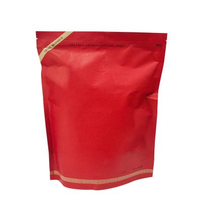 China Recyclable Dry Food Grade Custom Food Grade Ziplock Bag Fast Hot Coffee Snack for sale