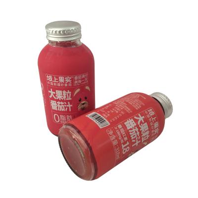 China Contraction forming PVC/PET shrink film label production and sales label bottle body shrink film bottle top to finalize design cover for sale