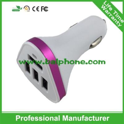 China CE,ROHS,FCC Approved 4 port usb car charger,ODM/OEM quick deliver power sockets for sale