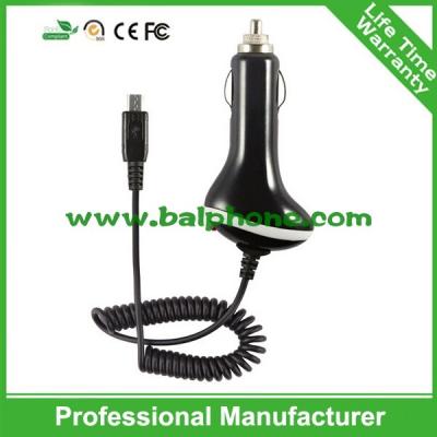 China Cheap price Drumstick Car Charger For Iphone 4 4s With Cable Black/white Color for sale