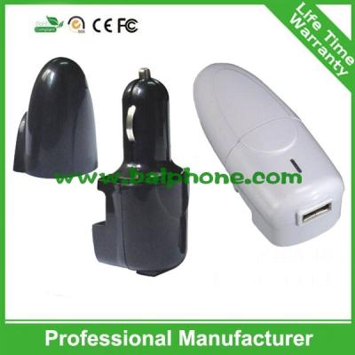 China 2015 new design 2 in 1 travel charger and car charger cell phone car charger for sale