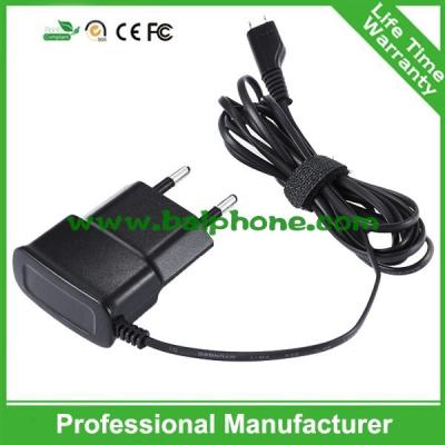 China Portable phone charger for samsung with cable 5v 500mah travel wall chargers for sale