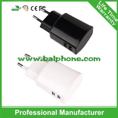 China Patent 5V 3.4A new universal Double usb wall charger for sale