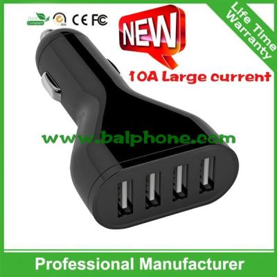 China Quick charger 2.0 5V10A 4USB Quick car charger USB charger for sale