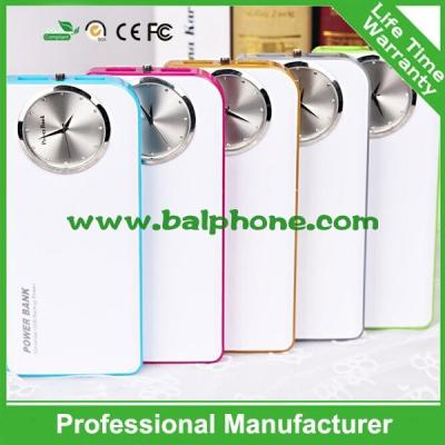 China New power bank with classic clock for sale