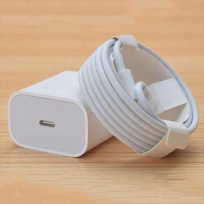 중국 Best Fast Charging Speed ​​USB Type C To Lightning Data Cable Wall Charger 20W Palladium Cell Phone Power Fast Charging Adapter For iPhone Apple 판매용