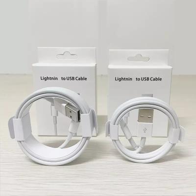 Cina Wholesale Fast Charging Speed ​​USB To Lightning Charger Data Cable Fast Charging Palladium Power Cable For Mobile Phone Apple iPhone in vendita