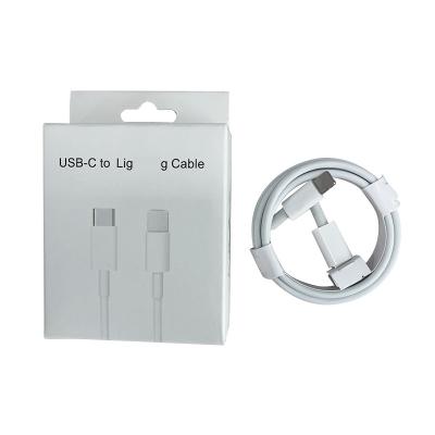 Cina Wholesale Original Fast Charging USB Speed ​​Type C To Lightning Charger Data Cord 1M 2M 3M Fast Charging Phone Power Cable For iPhone Apple in vendita