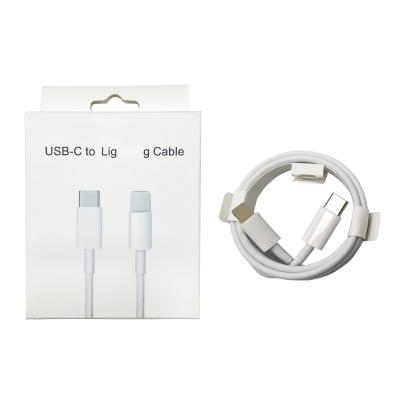 중국 Wholesale Fast Charging Speed ​​Type C to Lightning Charger Data Cord PD USB-C Mobile Phone Fast Charging Power Cable For iPhone Apple 판매용