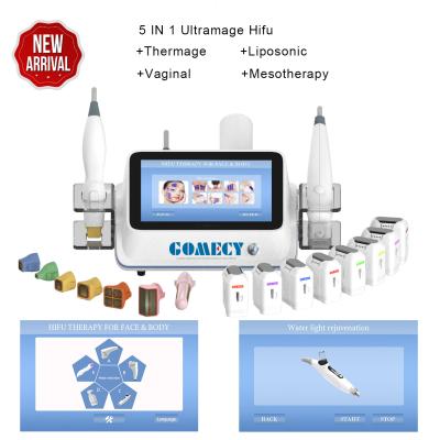 China 4D 5D HIFU Face Tightening Machine With Touch Screen for sale