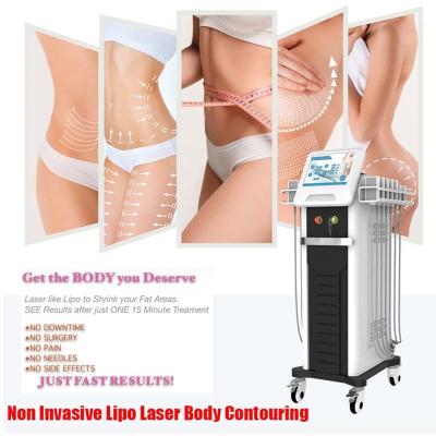 China Air Cooling 5D Lipo Laser Fat Burning Machine 650nm 780nm 940nm 808nm for sale