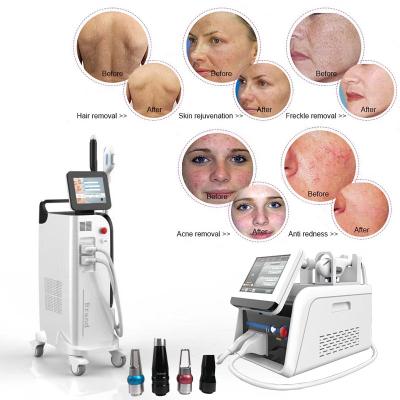 China 2 In 1 IPL Dpl Picosecond Laser Machine For Hair Tattoo Removal Carbon Peeling for sale