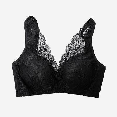 China Custom QUICK DRY high quality lace label 100% lace knitted luxury women's bra pump luxury corset for sale