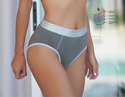 China Antibacterial Women's Menstrual Period Briefs Ultra Soft Cut Postpartum Cotton Panties Girl Tops Underwear for sale