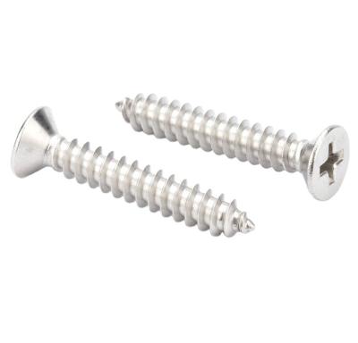 China csk flat head strength stainless steel self tapping furniture screws for sale