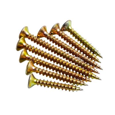 China Flat Self Tapping Galvanized Chipboard Wood Screw for sale