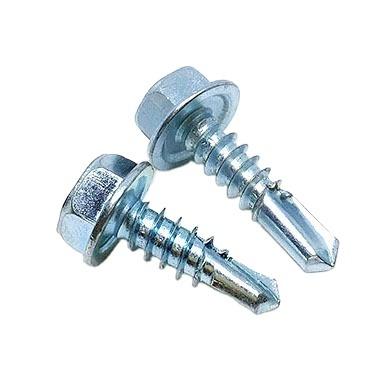 China HEX Self-Drilling Galvanized Sheet Metal Screw Hex Head for sale