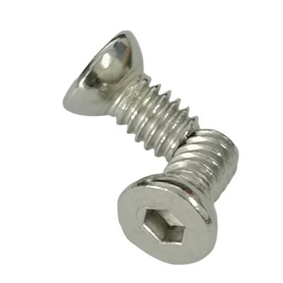 China HEX Manufacturer High Quality Stainless Steel Hex Socket Csk Head Machine Screws for sale