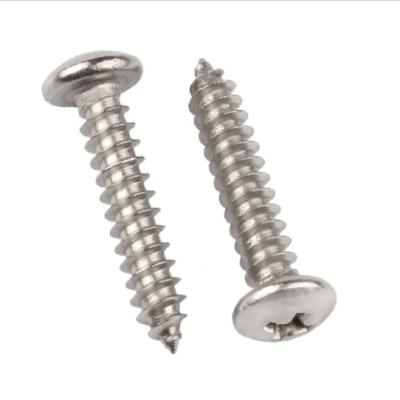 China Pan Flat Head Stainless Steel Tapping Screw for sale