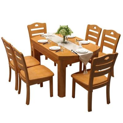 China Multifunction Modern Chinese dining room living room wood furniture mesa comedor dining table for sale