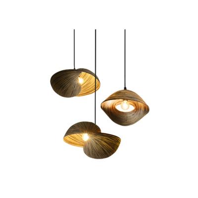 China Chandeliers Ornaments Lights India+ Home Decor Bamboo Pendant Lamps Creative Carving Modern Furniture Design for sale