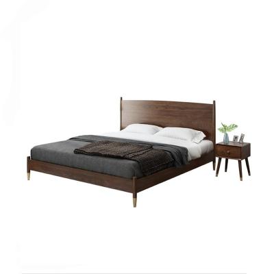 China Environmental friendly wooden beds bedroom furniture wooden double bed camas camas modernas for sale