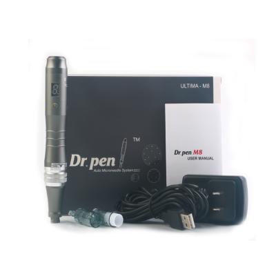 China Dr. pen 16pin 6 Anti-puffiness speed wired derma pen M8 wireless microneedle maker MTS microneedling therapy for sale