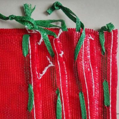 China Recyclable Reusable Produce Bags Mesh Different Size Tubular Nylon Mesh Bag for sale