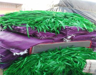 China Vegetable fruite firewood red, yellow, orange, green, purple, pink, circular pp mesh bags, tubular mesh bags for sale for sale