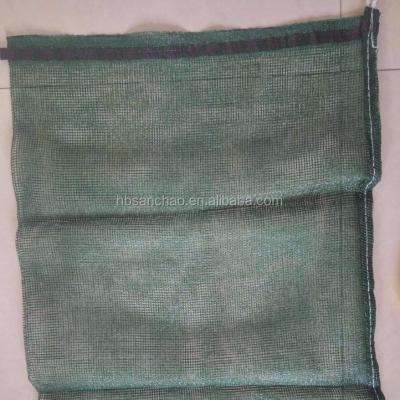 China Dark Green Corn Mesh Bags For Corn for sale