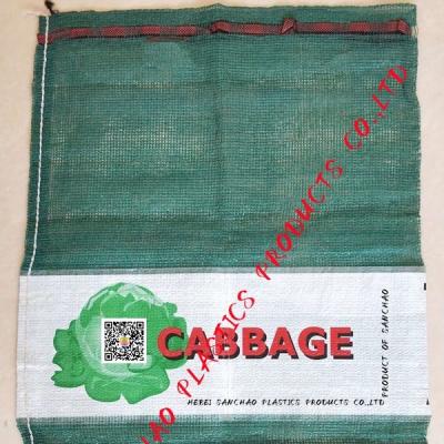 China Onions PP Cabbage Mesh Bags Onion Potato Packing Net Bag for sale