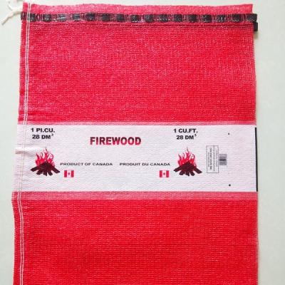 China Agricultural Products UV Tubular Firewood PP Gauze Mesh Circular Bags for sale