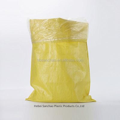 China 25kg 50kg Recyclable PP Woven Bag Manufacturer Custom Packaging For Flour Rice Fertilizer Food Feed Sand for sale