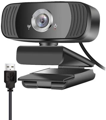 China 3D Denoising Computer Webcam Mini Packing 1080P Driver Free USB Webcam High Resolution For Class Video Online Chat Live Broadcast Webcam for sale