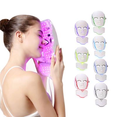 China Hot Sale Ledmask Rejuvenation Colored Skin Mask Light Therapy 7 Color Light Blood Vessel Removal PDT Free Shipping for sale