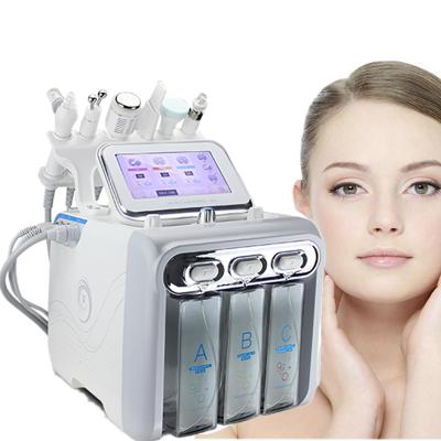 China Multifunctional H2O2 Exfoliators 6 in 1 Hydrogen Oxygen Small Bubble Machine Facial Instrument for sale