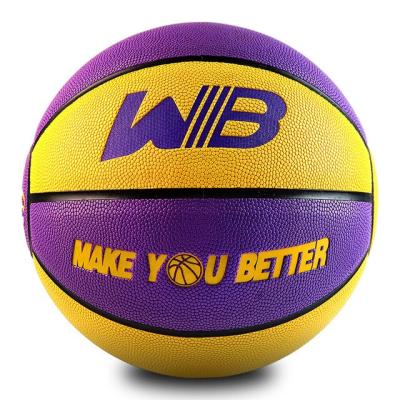 China Indoor/Outdoor OEM Full Grain Indoor Compound Leather Custom Ball Advanced Deeper Type Basketball/Outdoor Official Home For Adult for sale