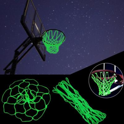 China Indoor/Outdoor Indoor/Outdoor Glow in the Dark Luminous Outdoor Standard Basketball Rim Hoop Fluorescent Replacement Fluorescein Indoor Sports Net for sale